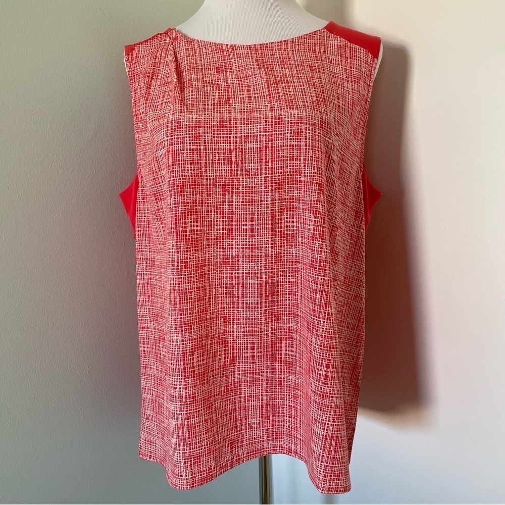 Banana Republic Women’s Sleeveless Blouse Size L Orange